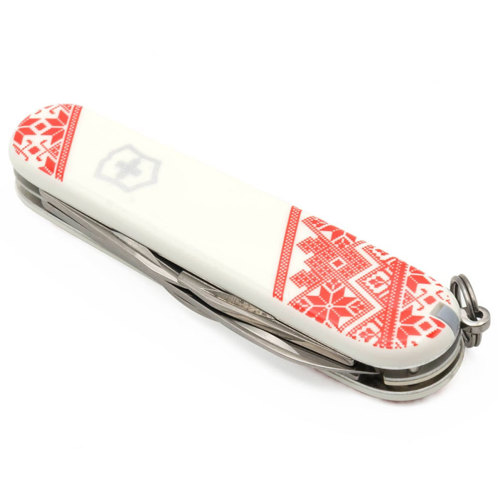 Складной нож Victorinox CLIMBER UKRAINE Вышиванка 1.3703.7_T0051r  