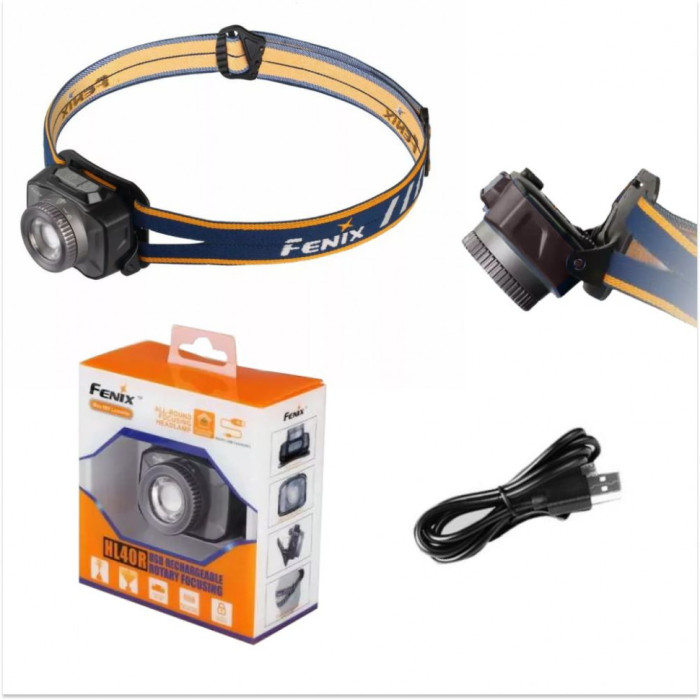 Фонарь Fenix HL40R Cree XP-L HI V2 (серый)  