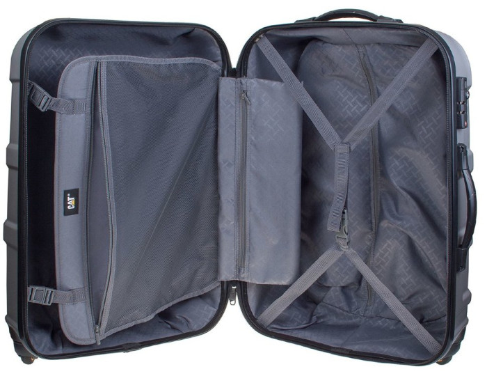 Чемодан CAT Roll Cage 82995 111 л (металлик)  