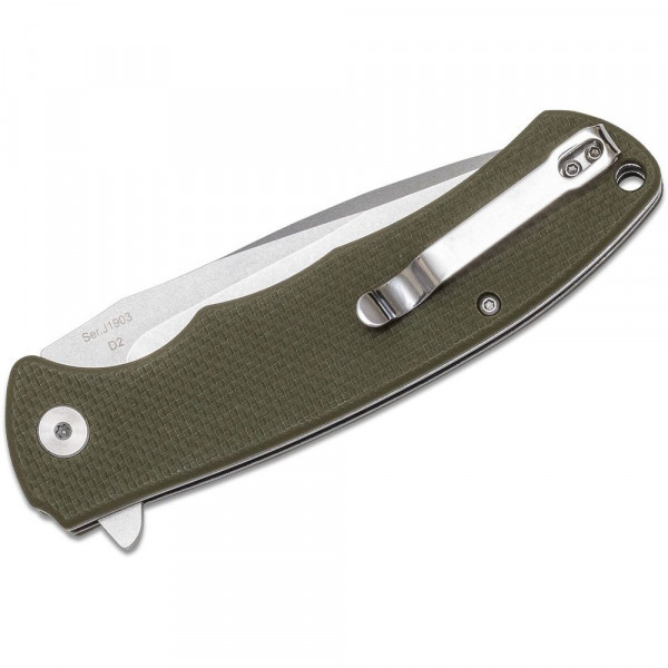 Нож CJRB Taiga G10 green  