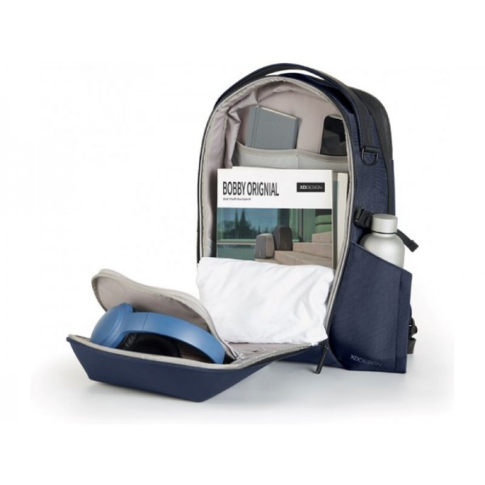 Рюкзак XD Design Bobby BIZZ BUSINESS синий, защита от краж, порезов  