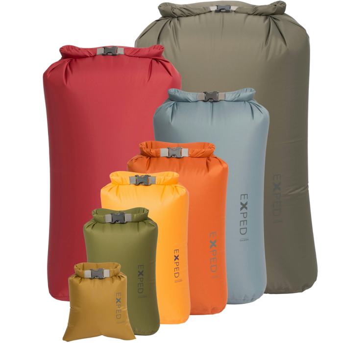 Гермомешок Exped FOLD DRYBAG L sky blue - синий  