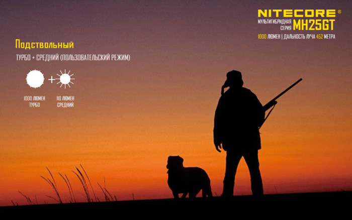 Фонарь Nitecore MH25GT  