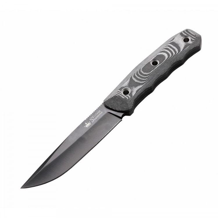 Нож Kizlyar Supreme Echo черный, сталь AUS8, рукоять G10 