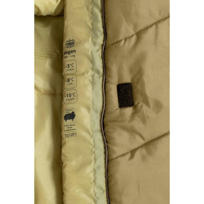 Спальник Turbat Vogen khaki - 185 см - хаки  