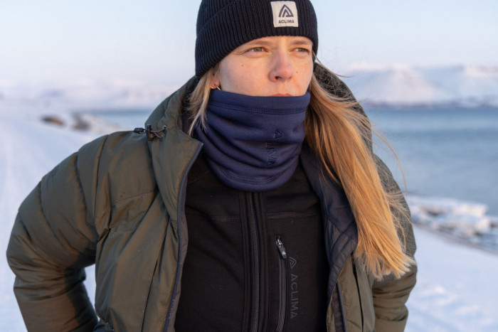 Баф шерстяной Aclima FleeceWool V2 Headover Navy Blazer OneSize  