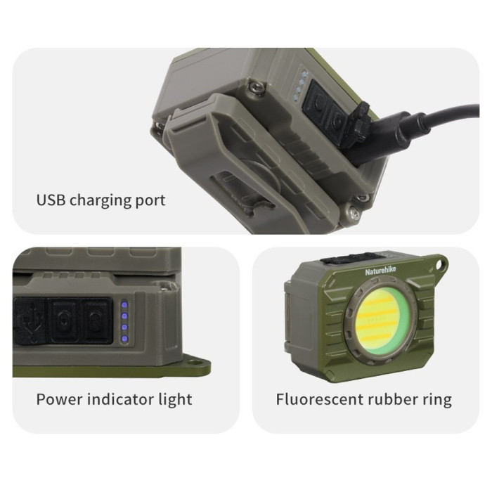 Фонарь наключный Naturehike CNK2450ZM014, бежевый  