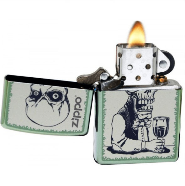 Зажигалка Zippo Skeleton Bartender 28679  