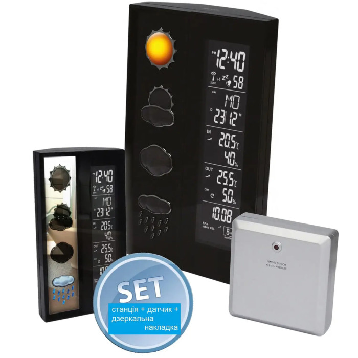 Метеостанция Technoline WS6650 Black (WS6650)  