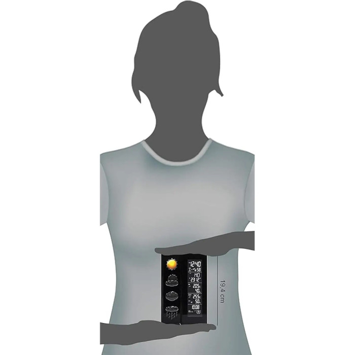 Метеостанция Technoline WS6650 Black (WS6650)  