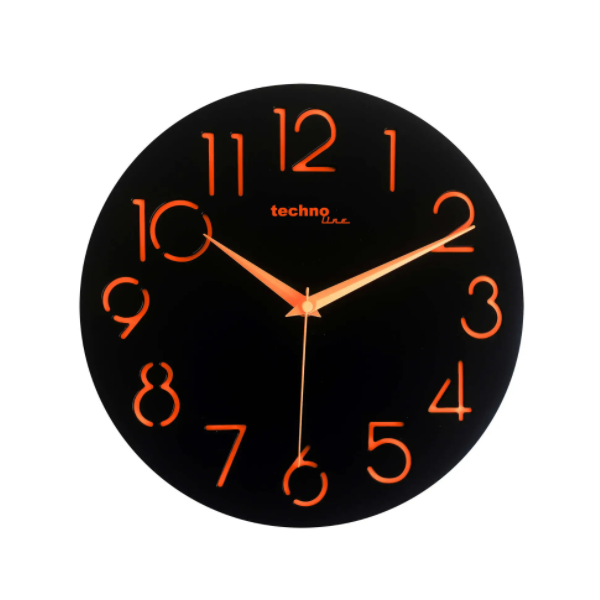 Часы настенные Technoline  WT7230 - черные 