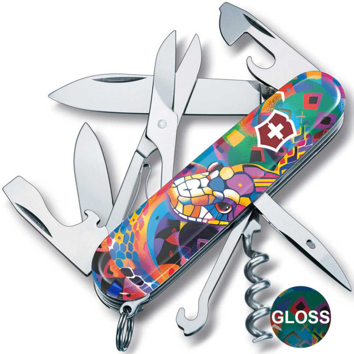 Складной нож Victorinox CLIMBER ZODIAC Яркая змея 1.3703.Z4260pk  