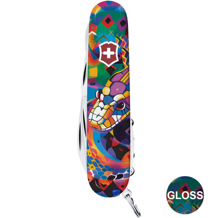 Складной нож Victorinox CLIMBER ZODIAC Яркая змея 1.3703.Z4260pk  