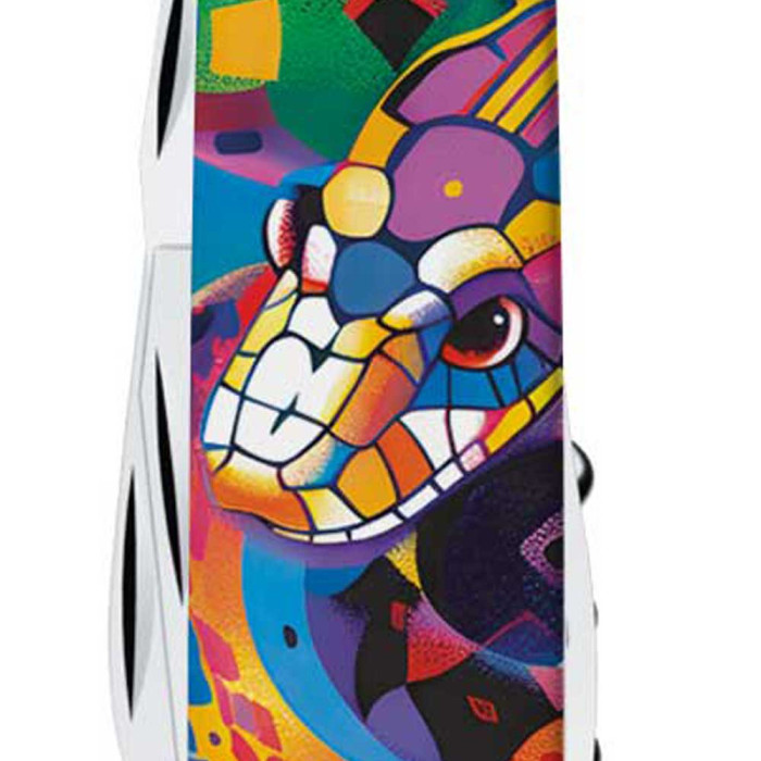 Складной нож Victorinox CLIMBER ZODIAC Яркая змея 1.3703.Z4260pk  