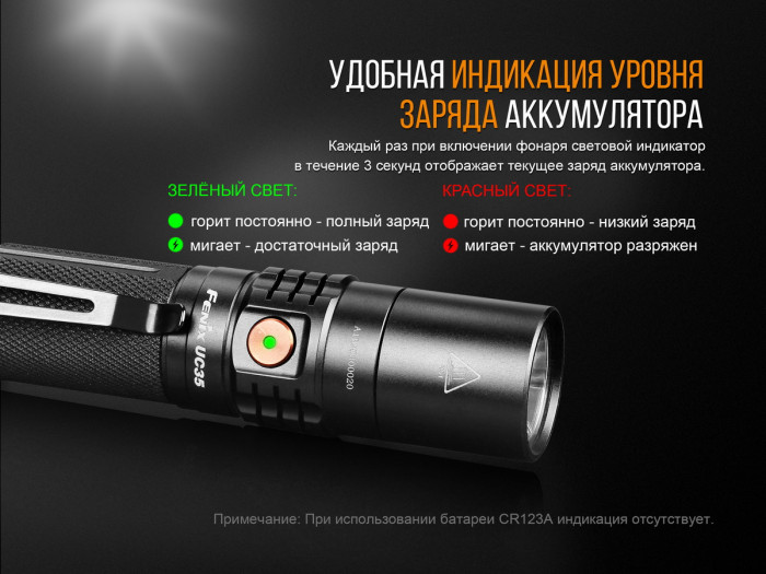 Фонарь Fenix UC35 V2.0 XP-L HI V3 + Multitool Fonarik 2020 акционный  