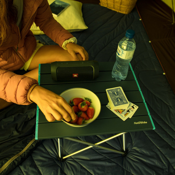 Стол раскладной Naturehike NH19Z008-Z, алюминий, Размер S, черный  