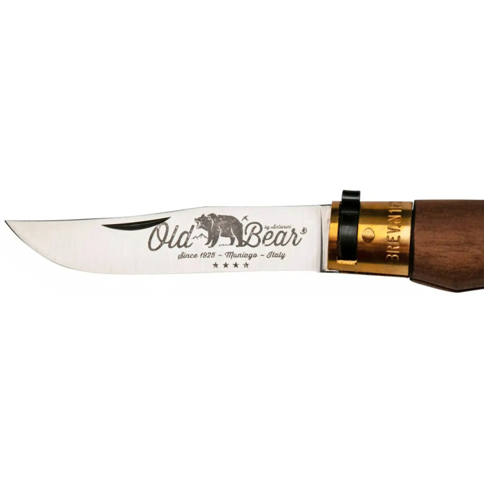 Нож Old Bear Classic L, 420 steel, Walnut wood  