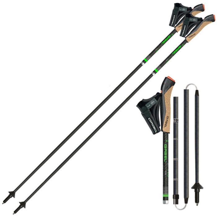 Палки для скандинавской ходьбы Gabel FLD Carbon 105 (7009400801050)  