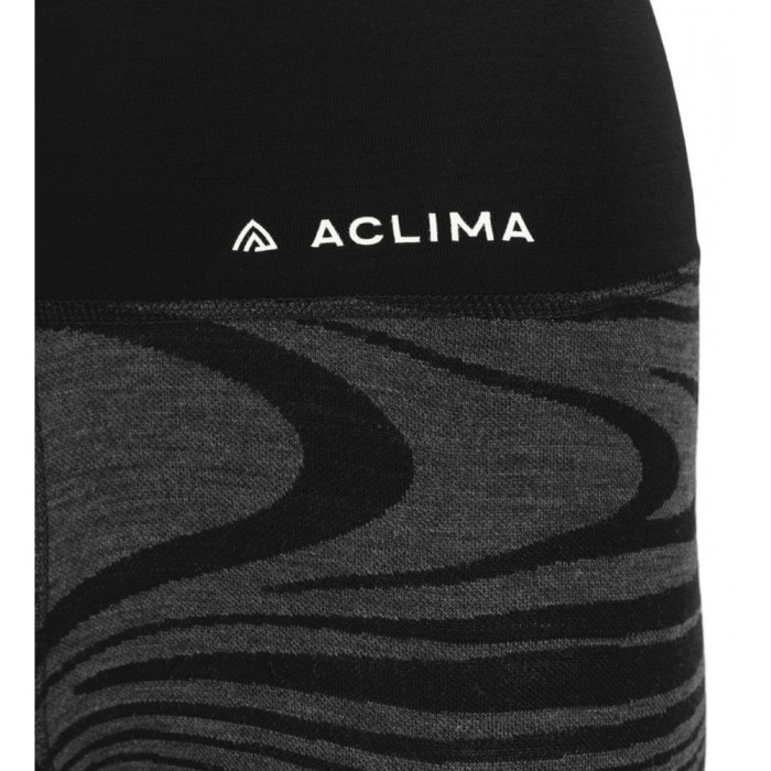 Термокальсоны жен. Aclima WarmWool 200 Longs High Waist высокая посадка Black Motion XS  