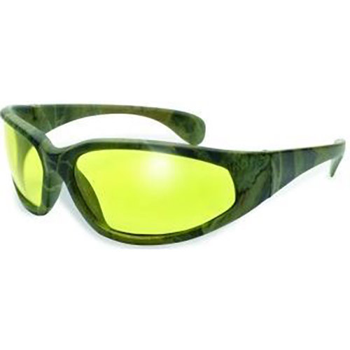 Очки Global Vision Forest-1 (yellow) желтые в камуфлирующей оправе  