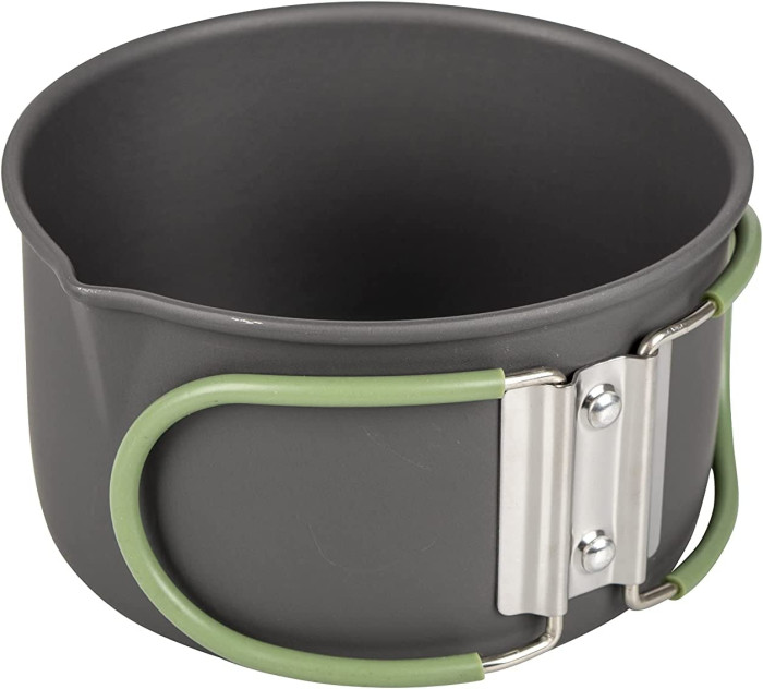 Набор посуды Bo-Camp Explorer 4 Pieces Hard Anodized Grey/Green (2200244)  