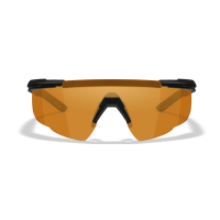 Защитные баллистические очки Wiley X SABER ADV Серые/Прозрачные/Оранжевые линзы / Матовая черная оправа