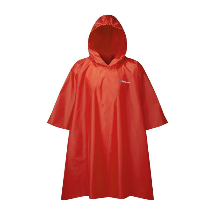 Пончо Trekmates Essential Poncho TM-006292 red - O/S - красный 