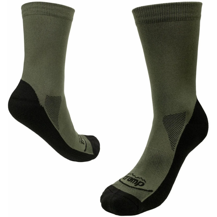 Носки демисезонные Tramp UTRUS-001-black-olive, 44/46  