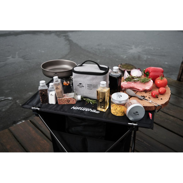 Набор для специй Naturehike BBQ L NH19T002-P серый  