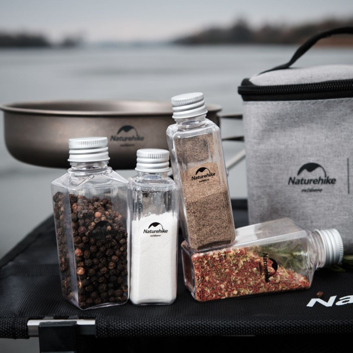 Набор для специй Naturehike BBQ L NH19T002-P серый  