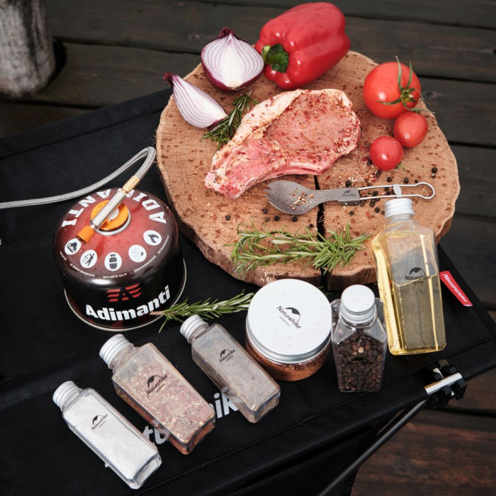 Набор для специй Naturehike BBQ L NH19T002-P серый  