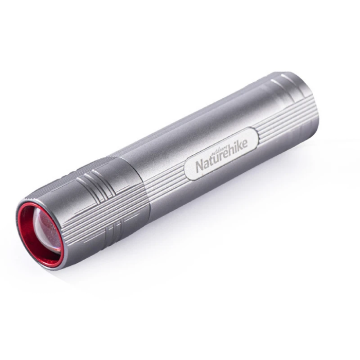 Фонарь ручной Naturehike Multifunction Zoom 10W IPX4 2600mAh серебристый  