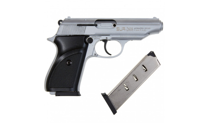 Стартовый пистолет SUR 2608 Chrome  