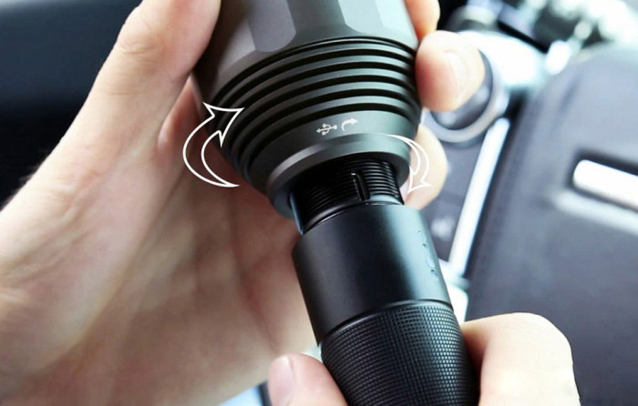 Ручной фонарь Xiaomi Nextool Mijia 2000 лм, IPX7 (+акумулятор 26650)  