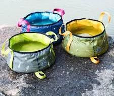 Ведро складное Naturehike New Folding Washbasin S 10л NH18L010-P1 зеленое  