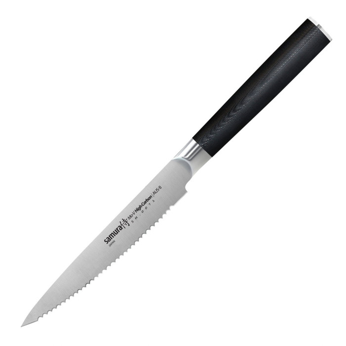 Нож кухонный Samura Mo-V для томатов, 120 мм, SM-0071  