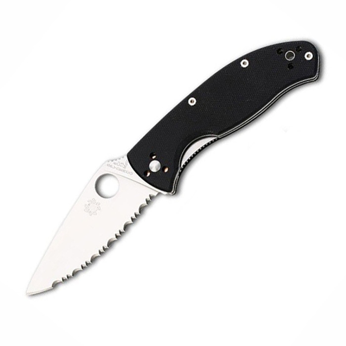 Нож Spyderco Tenacious, серрейтор 