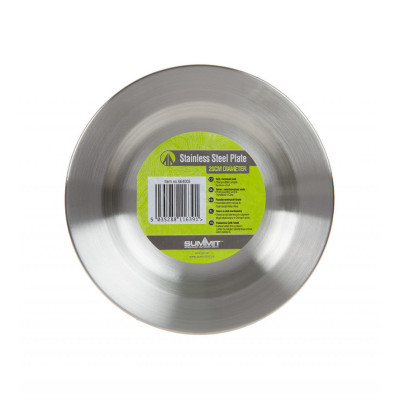 Тарелка Summit Stainless Steel Plate сталь 20 см