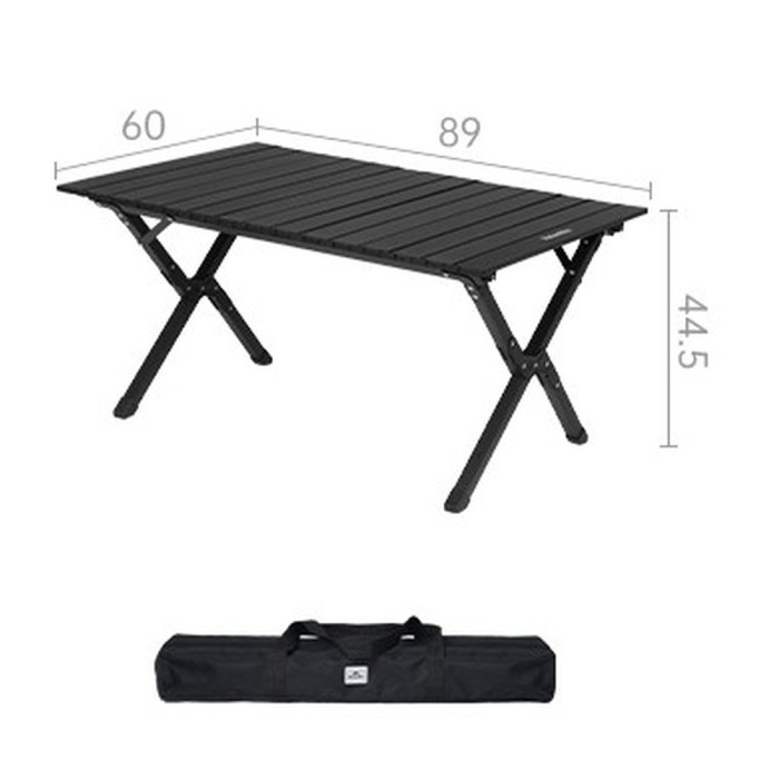 Складной стол Naturehike Simple Star T01 CNK2550JJ018, 89х60 см, углеродистая сталь, бежевый  