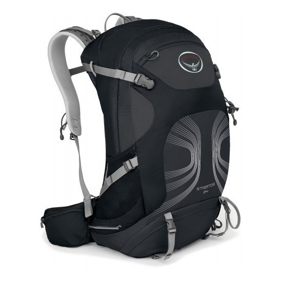 Рюкзак Osprey Stratos 34 Anthracite Black, размер S/M  
