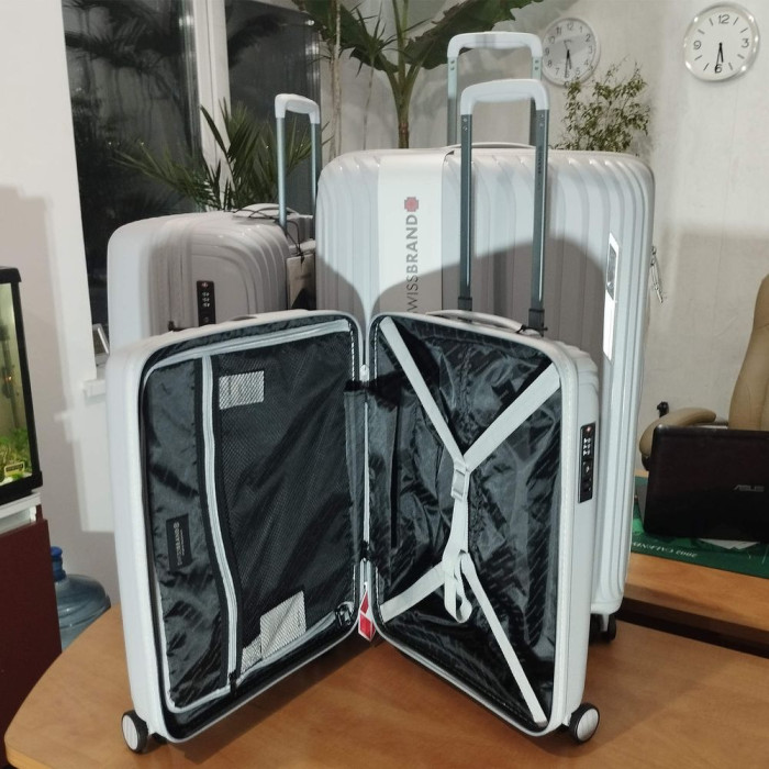 Чемодан Swissbrand Narberth (M) Grey (SWB_LHNAR801M)  