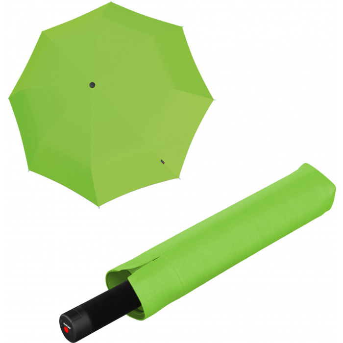 Зонт Knirps U.090 Neon Green Мех / Складной / 8спиц / D128x38см  