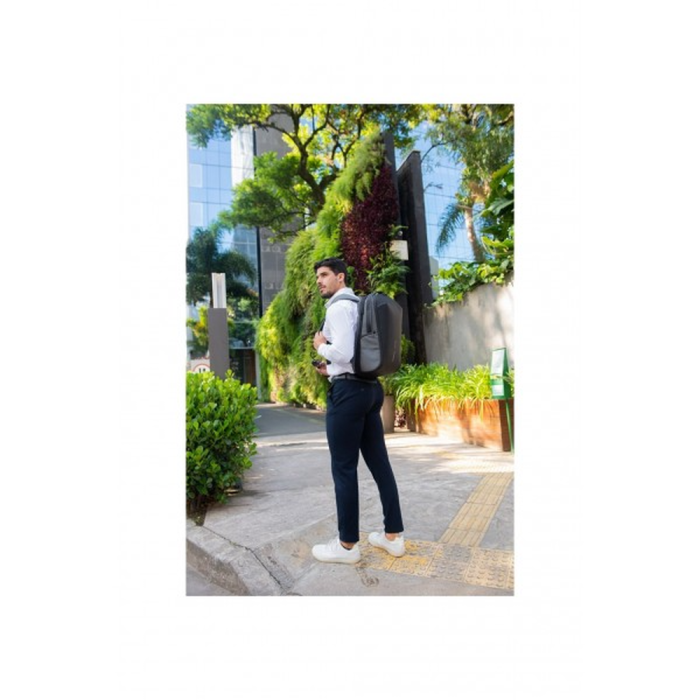 Рюкзак XD Design Bobby BIZZ BUSINESS серый, защита от краж, порезов  