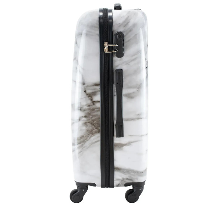 Чемодан Semi Line 24" (M) White Marble (T5731-2)  