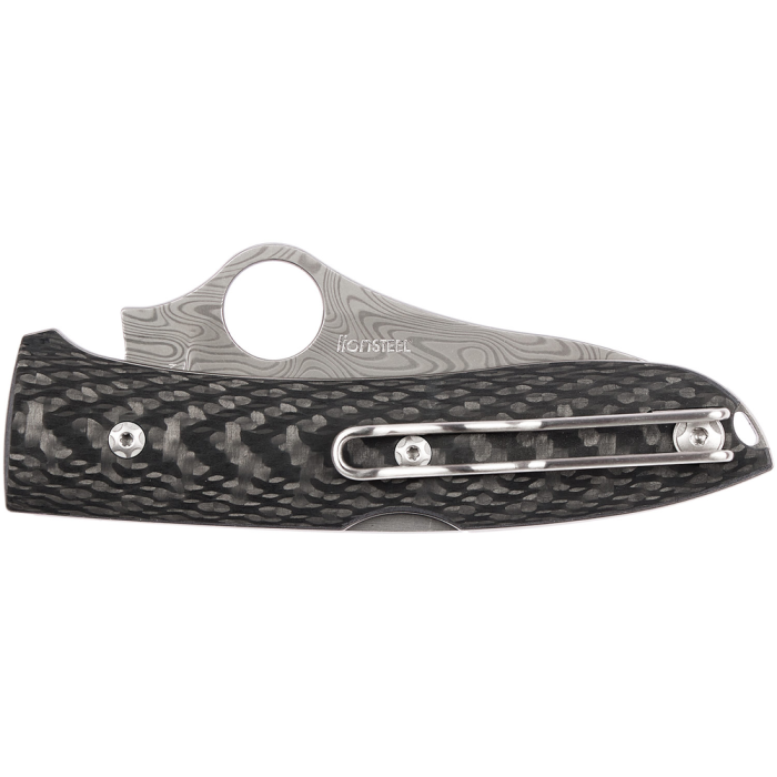 Нож Spyderco SpyOpera Carbon Fiber Damasteel Thor  