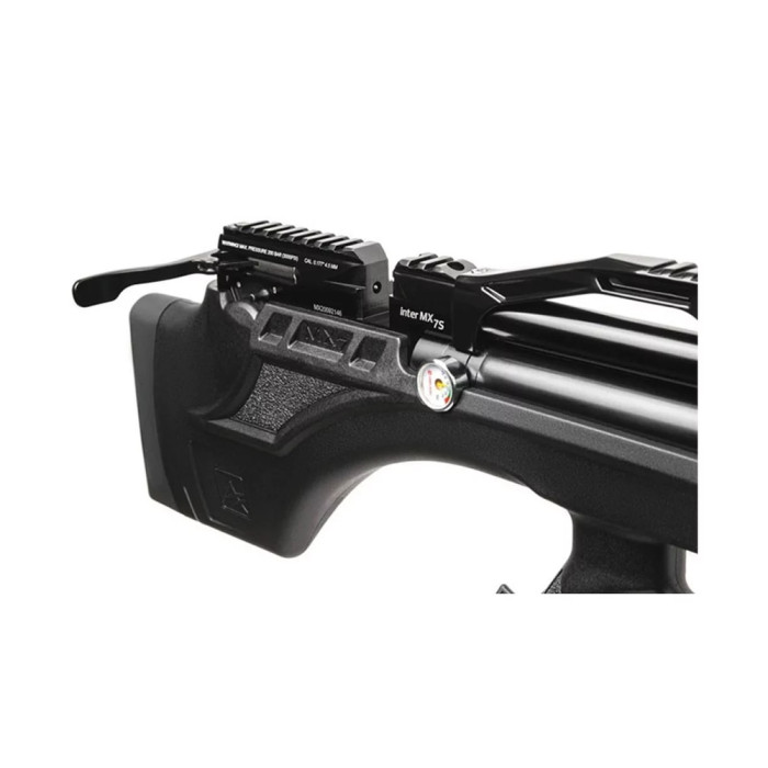Пневматическая редукторная PCP винтовка Aselkon MX7 Black кал. 4.5  