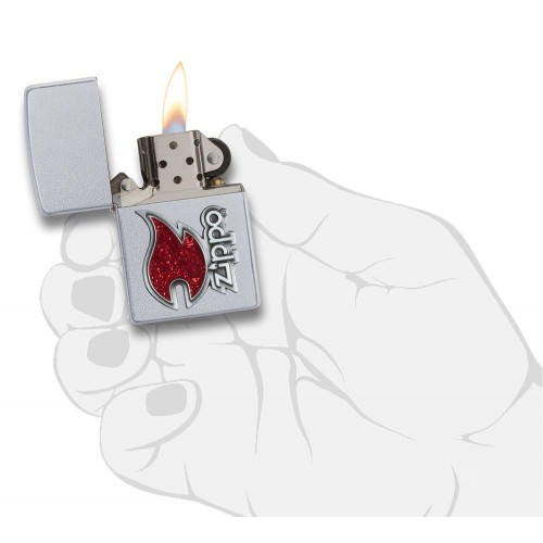 Зажигалка Zippo 205 Red Flame 28847  