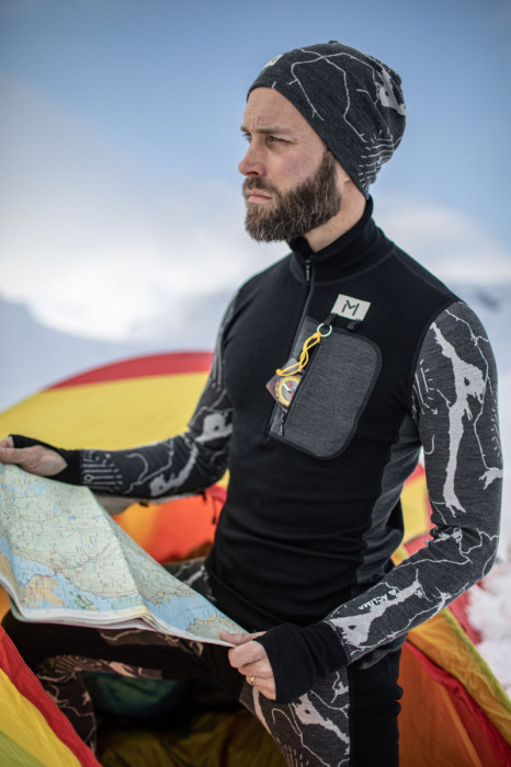 Шапка Aclima Lars Monsen Femunden Beanie Dark M  