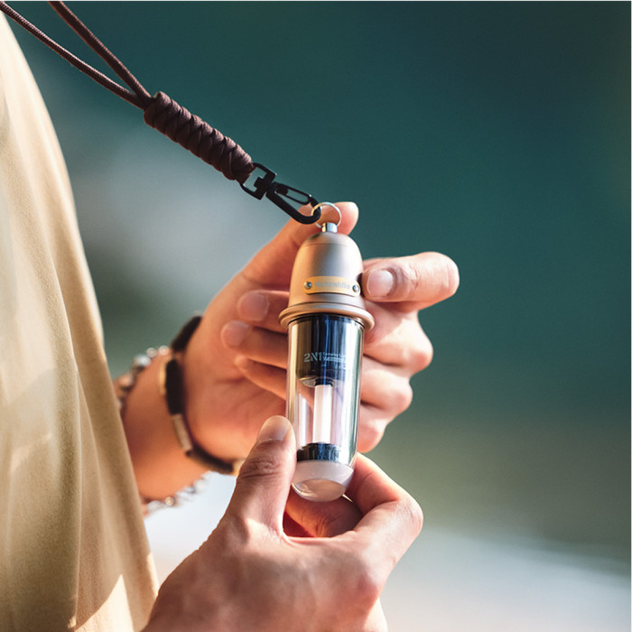 Фонарь кемпинговый Naturehike CNK2350ZM010, 118х39мм, коричневый  