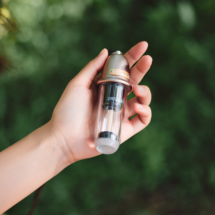 Фонарь кемпинговый Naturehike CNK2350ZM010, 118х39мм, коричневый  